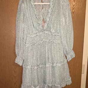 Floral Long Sleeve Dress